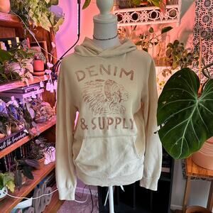 Ralph Lauren Denim and Supply Hoodie with Graphic Design SZS $55